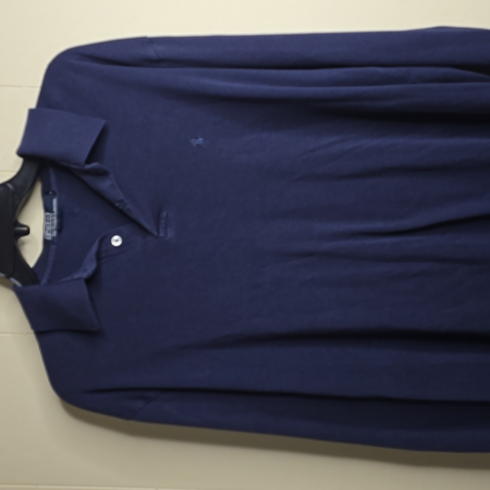 Polo Ralph Lauren Men's Blue Long Sleeve Polo Shirt Large - Picture 2 of 10